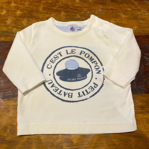 Petit Bateau Long Sleeve Tee - Picture 1 of 3